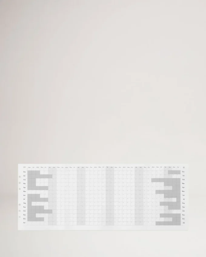 2025 Planner Diary Insert White Paper Men