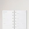 2025 Pocket Book Diary Insert White Paper Men
