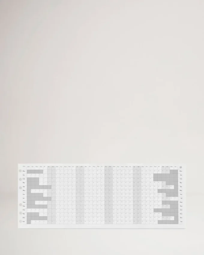 2026 Agenda Diary Insert White Paper Women