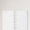 2026 Pocket Book Diary Insert White Paper Women