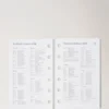 2026 Pocket Book Diary Insert White Paper Women