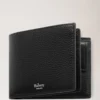 8 Card Coin Wallet Black Small Classic Grain Men