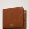 8 Card Coin Wallet Oak Small Classic Grain Family