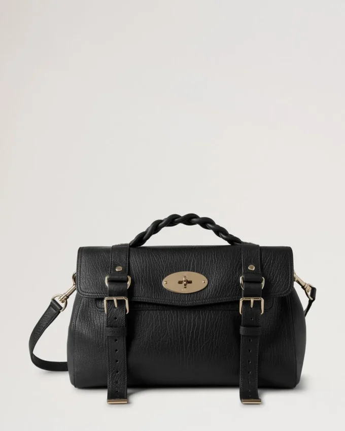 Alexa Black Natural Grain Women