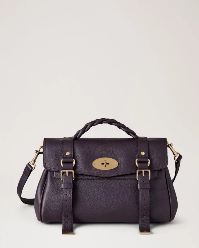 Alexa Deep Aubergine Heavy Grain Women