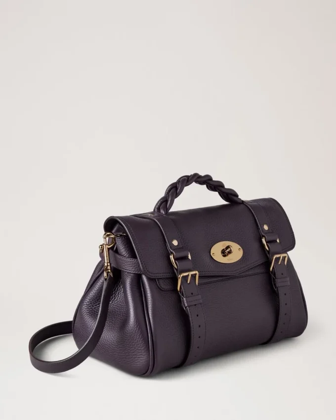 Alexa Deep Aubergine Heavy Grain Women