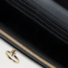 Amberley Clutch Black Shiny Small Croc Women