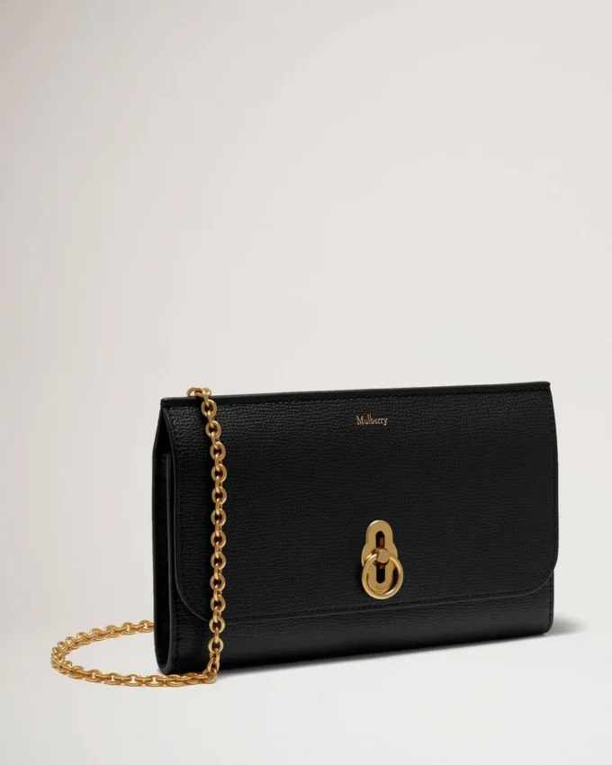 Amberley Clutch Black Small Classic Grain Women
