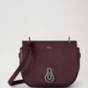 Amberley Satchel Black Cherry Small Classic Grain