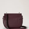 Amberley Satchel Black Cherry Small Classic Grain