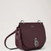 Amberley Satchel Black Cherry Small Classic Grain