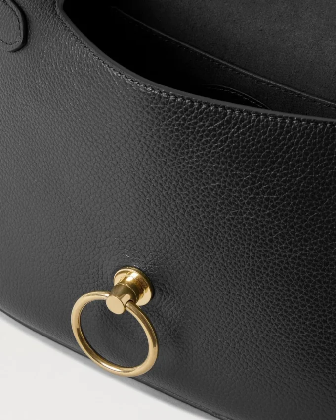 Amberley Satchel Black Small Classic Grain Women