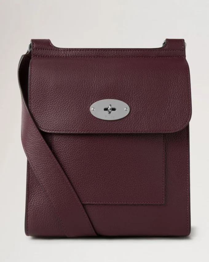 Antony Black Cherry Small Classic Grain Women
