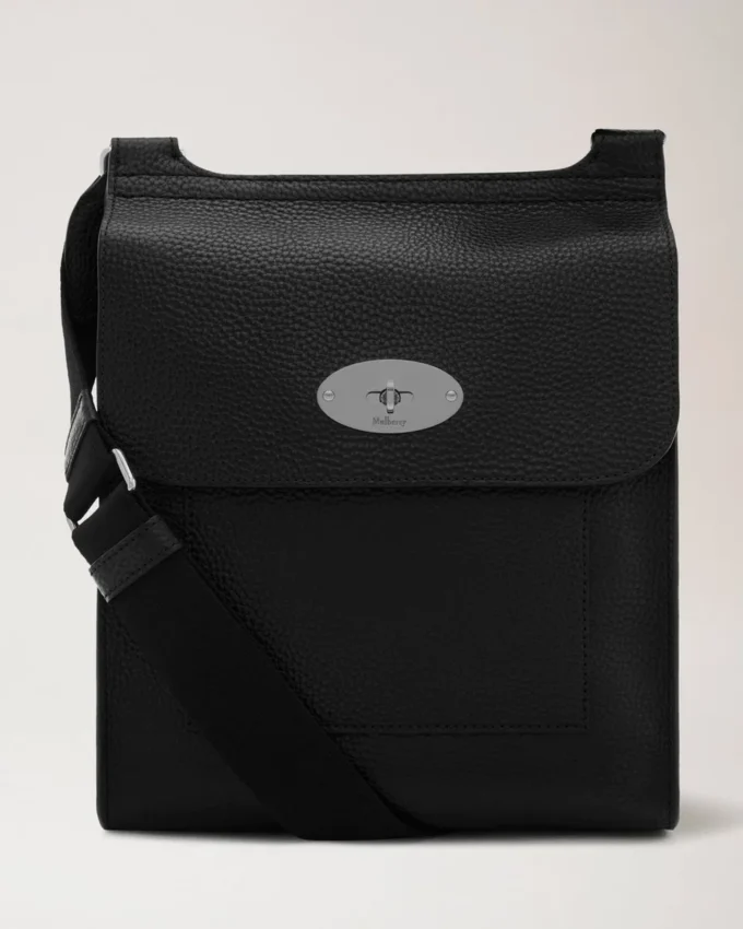 Antony Black & Silver Small Classic Grain Men