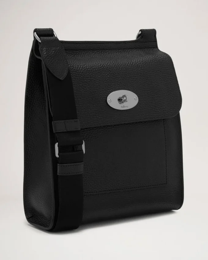 Antony Black & Silver Small Classic Grain Men