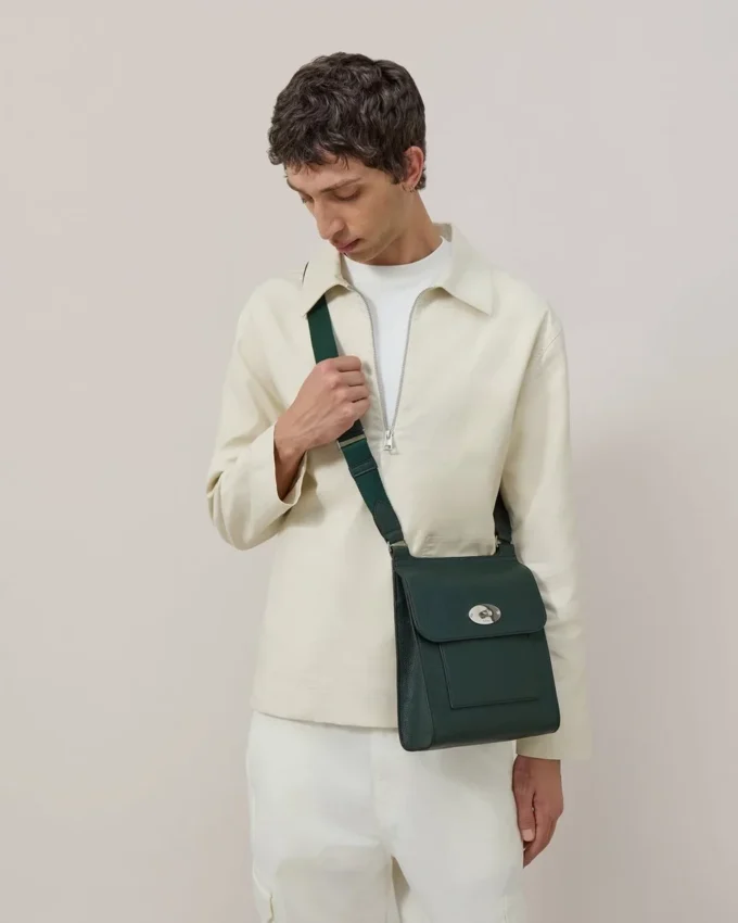 Antony Mulberry Green Small Classic Grain Men