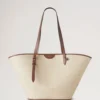 Basket Tote Oak Raffia Women