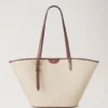 Basket Tote Oak Raffia Women