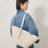 Basket Tote White Raffia Women