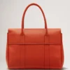 Bayswater Coral Orange Small Classic Grain Family