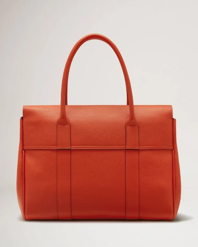 Bayswater Coral Orange Small Classic Grain Family