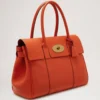 Bayswater Coral Orange Small Classic Grain Family