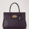 Bayswater Deep Aubergine Small Classic Grain Women