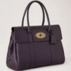 Bayswater Deep Aubergine Small Classic Grain Women