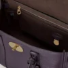Bayswater Deep Aubergine Small Classic Grain Women