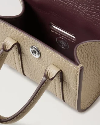 Bayswater Dog Bag Holder Dune & Oxblood Small Classic Grain