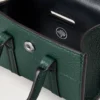 Bayswater Dog Bag Holder Mulberry Green Small Classic Grain
