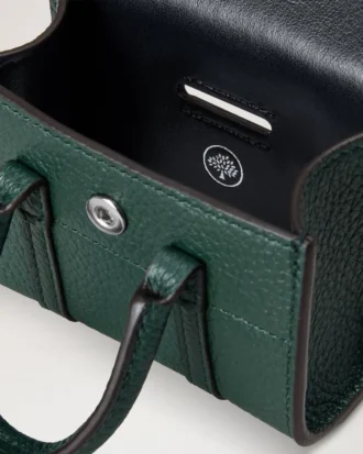 Bayswater Dog Bag Holder Mulberry Green Small Classic Grain