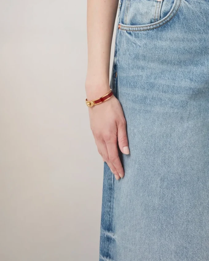 Bayswater Enamel Bracelet Wild Berry Mixed Material