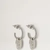 Bayswater Hoop Earrings Silver Sterling Silver Women