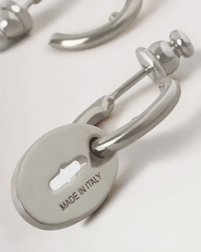 Bayswater Hoop Earrings Silver Sterling Silver Women