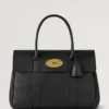 Bayswater in Black & Brass Small Classic Grain Bag Mulberry