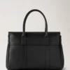 Bayswater in Black & Brass Small Classic Grain Bag Mulberry