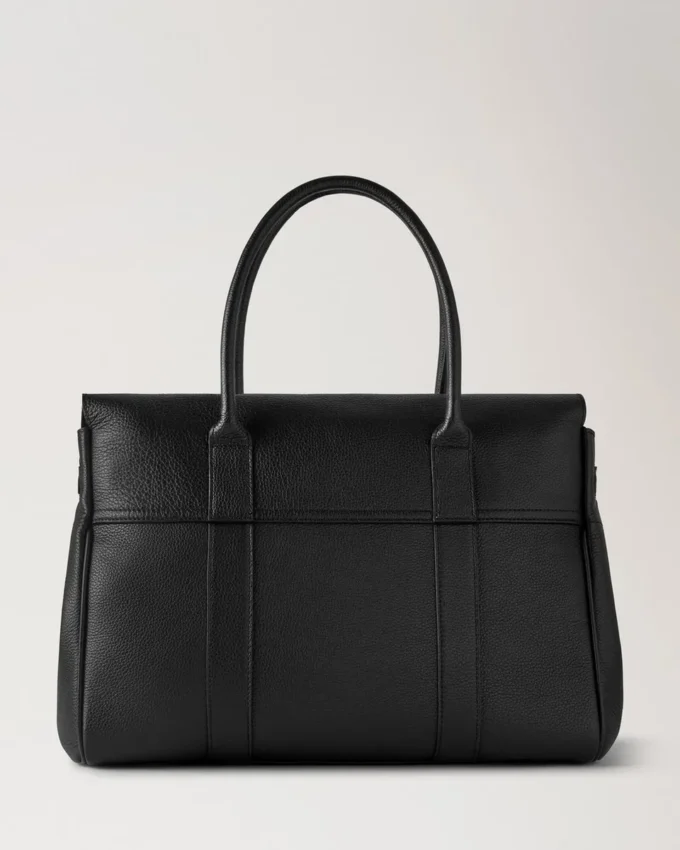 Bayswater in Black & Brass Small Classic Grain Bag Mulberry