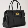 Bayswater in Black & Brass Small Classic Grain Bag Mulberry