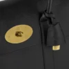 Bayswater in Black & Brass Small Classic Grain Bag Mulberry
