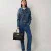 Bayswater in Black & Brass Small Classic Grain Bag Mulberry