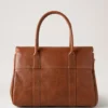 Bayswater in Oak Nvt Classic Tan Leather Bag Mulberry