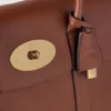 Bayswater in Oak Small Classic Grain Leather Bag Mulberry