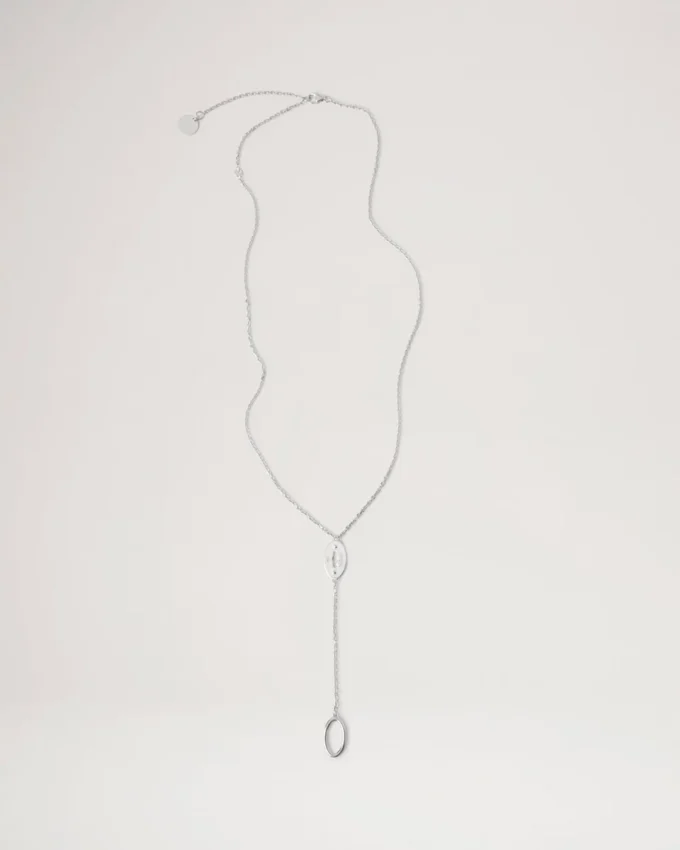 Bayswater Long Necklace Silver Sterling Silver Women