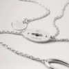 Bayswater Long Necklace Silver Sterling Silver Women