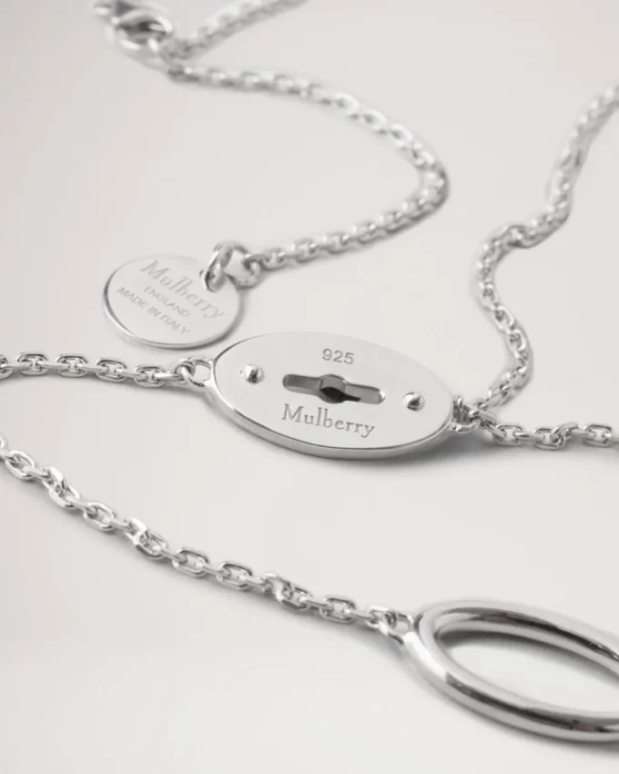 Bayswater Long Necklace Silver Sterling Silver Women
