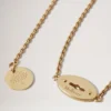 Bayswater Necklace Gold Plated Brass Women