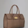 Bayswater Pre-Loved Taupe Classic Grain Pre-Loved Bags