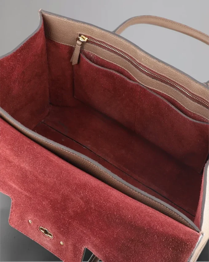 Bayswater Pre-Loved Taupe Classic Grain Pre-Loved Bags