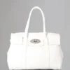 Bayswater Pre-Loved White Soft Tumbled Pre-Loved Bags